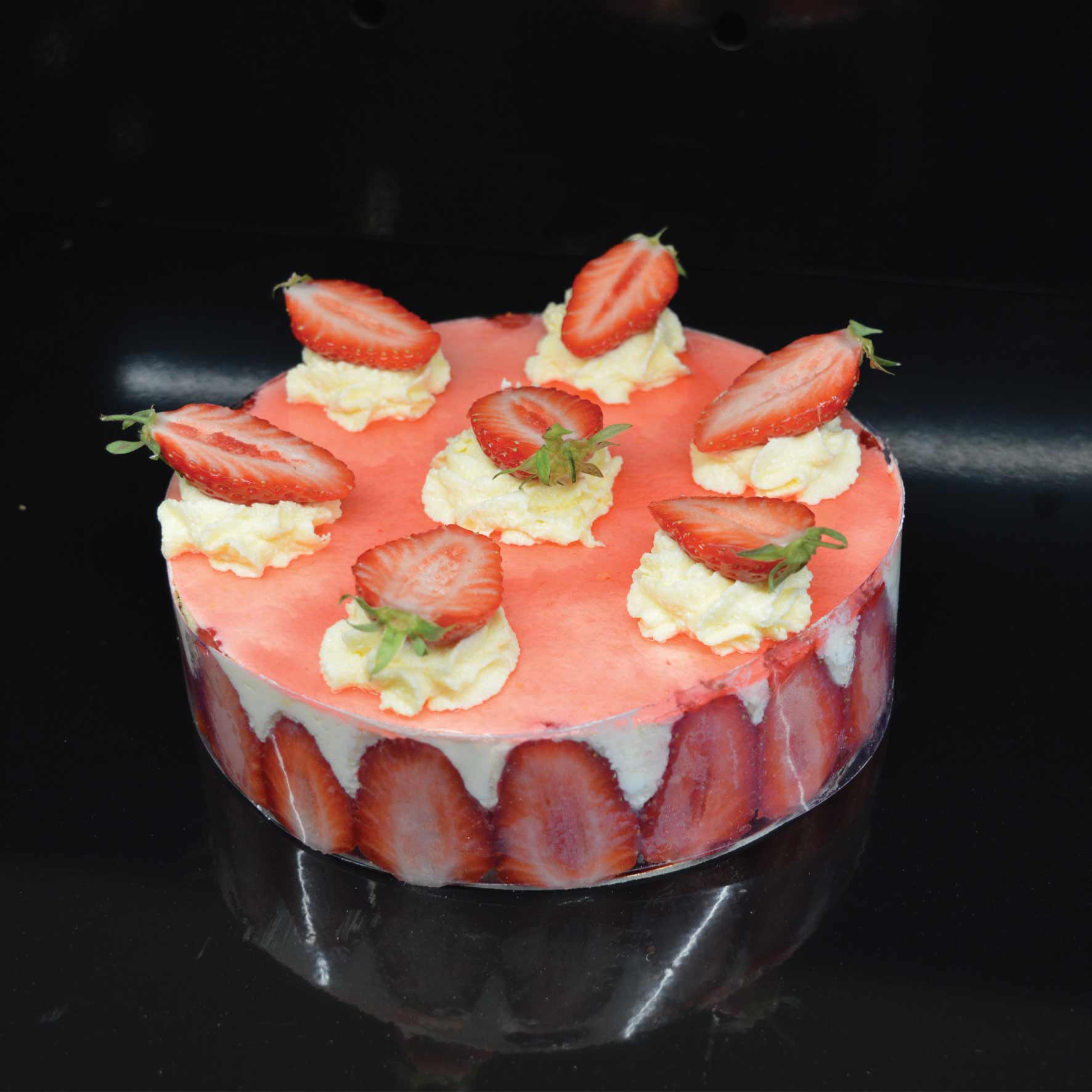 Gâteaux d'anniversaire à la fraise